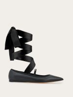 Ferragamo Ballet flat with ankle ribbon